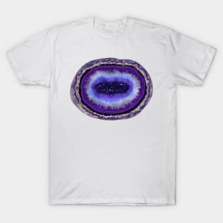 Purple Crystal Mineral Rock | Geode | Cherie's Art(c)2021 T-Shirt